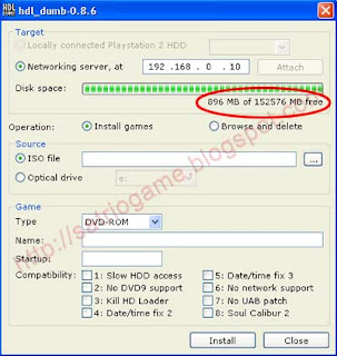 Instal Game Lewat Jaringan di OPL 0.8
