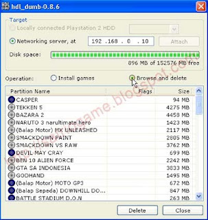Instal Game Lewat Jaringan di OPL 0.8